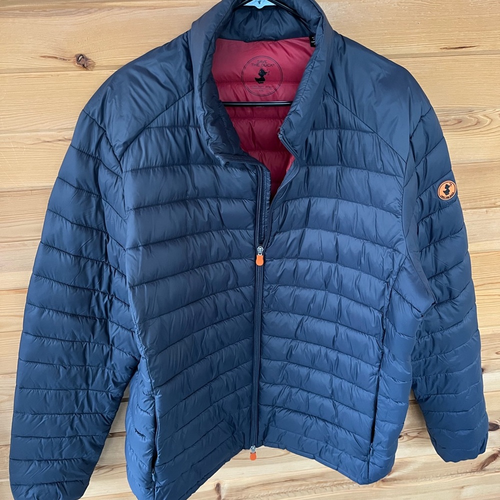 Save the Duck Ultra Light Puffer Jacket Navy Blue XXL